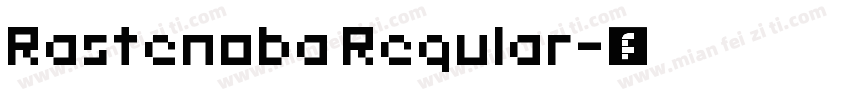 Rastenoba Regular字体转换